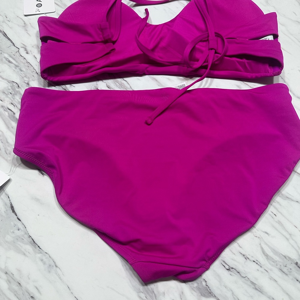 Athleta Fuchsia Swim Bottom - Picture 2 of 4
